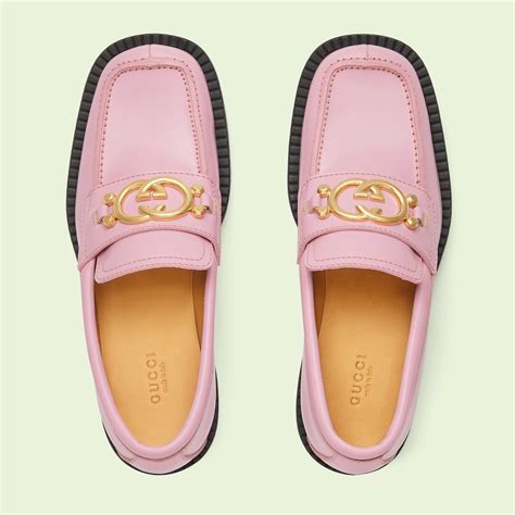 pink gucci loafer|Gucci women loafers pink.